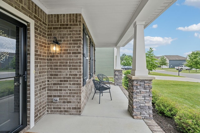 1151 Cotillion Dr, Murfreesboro, TN 37128 - porch featuring a yard