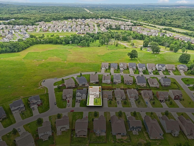 1151 Cotillion Dr, Murfreesboro, TN 37128 - aerial view of property and surrounding area featuring nearby suburban area