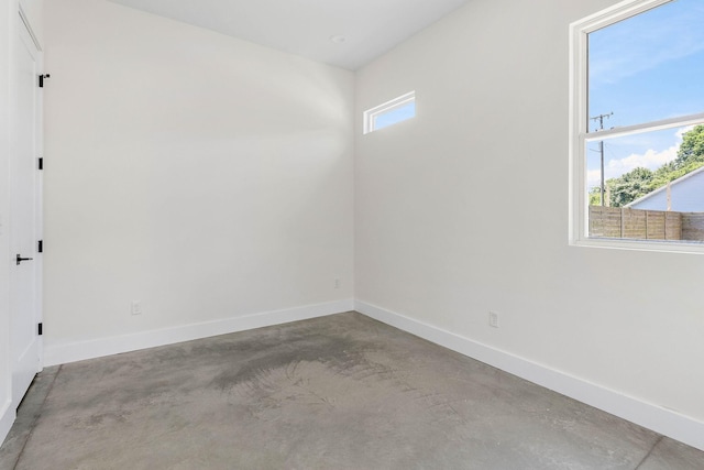 713B 32nd Ave N, Nashville, TN 37209 - spare room with finished concrete floors and baseboards