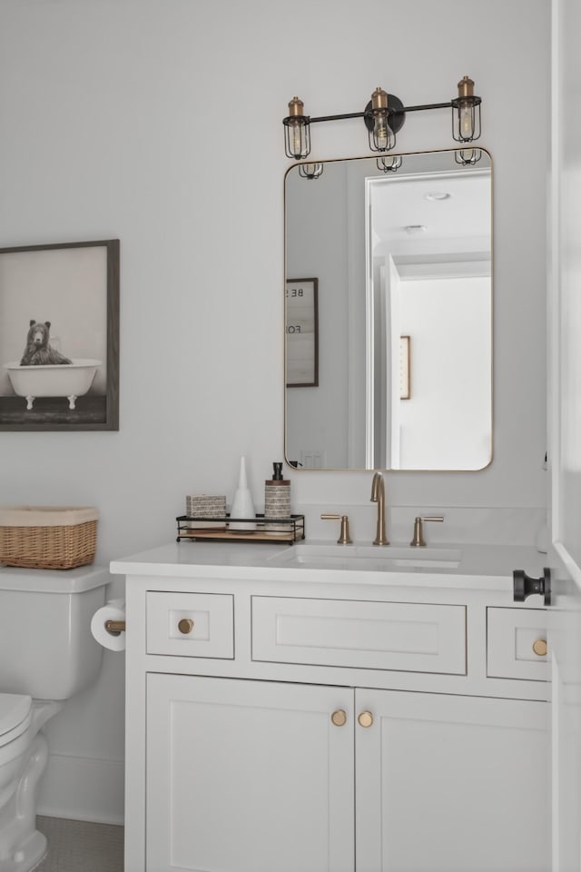 1936 Silver Fox Rd, Thompsons Station, TN 37179 - half bath featuring vanity and toilet