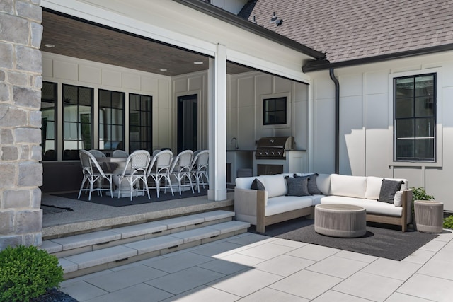 1936 Silver Fox Rd, Thompsons Station, TN 37179 - view of patio / terrace with an outdoor hangout area
