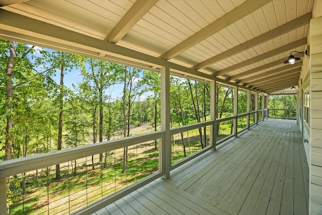 4221 New Hope Rd, Celina, TN 38551 - deck with view of scattered trees