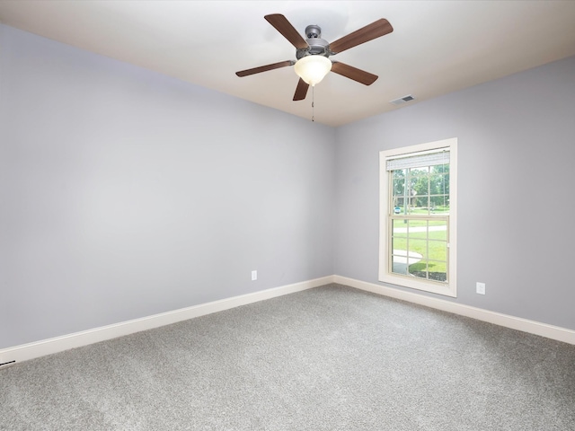 1116 Rivercrest Dr, Murfreesboro, TN 37129 - unfurnished room featuring carpet flooring, baseboards, and ceiling fan