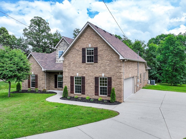 1116 Rivercrest Dr, Murfreesboro, TN 37129 - view of front of house featuring driveway, brick siding, a shingled roof, and a garage