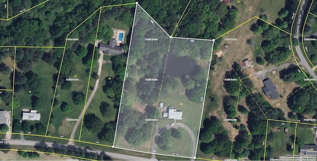 2364 Skyview Dr, Centerville, TN 37033 - aerial overview of property's location