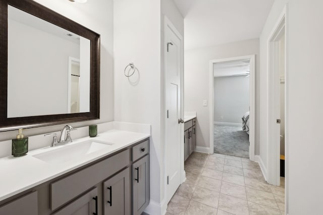 4337 Peacemill Ln, Murfreesboro, TN 37128 - full bathroom featuring vanity, marble finish flooring, and baseboards