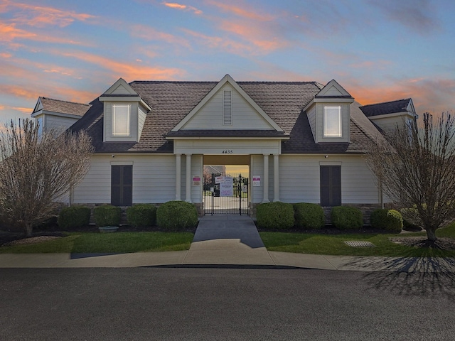 4337 Peacemill Ln, Murfreesboro, TN 37128 - view of front of house featuring a gate and a shingled roof