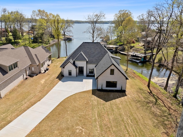 199 Beach Rd N, Killen, AL 35645 - aerial view of property and surrounding area with a large body of water