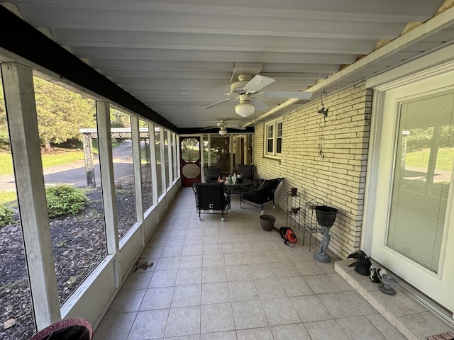 512 Utley Dr, Goodlettsville, TN 37072 - sunroom / solarium with a ceiling fan