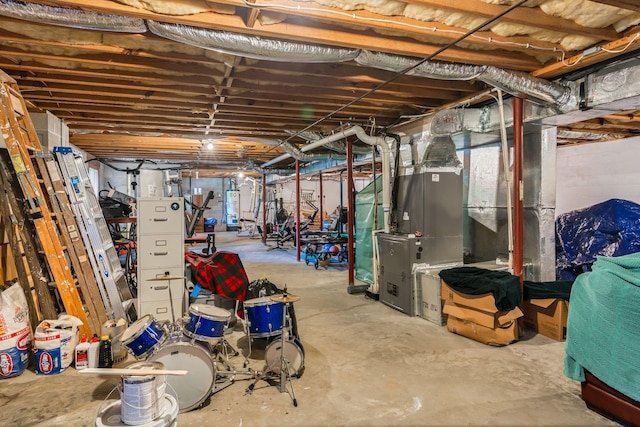 3871 Stevens Ln, Nashville, TN 37218 - unfinished below grade area featuring heating unit