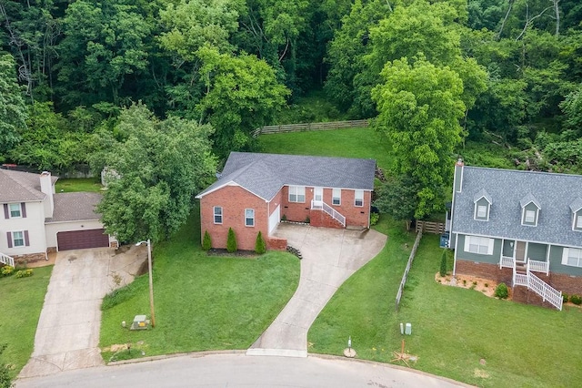 102 Mckinley Dr, Columbia, TN 38401 - aerial view of property and surrounding area