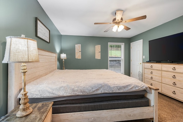 102 Mckinley Dr, Columbia, TN 38401 - carpeted bedroom with a ceiling fan