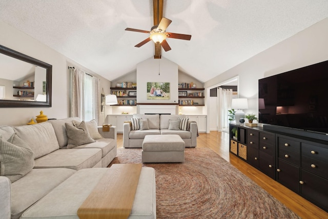 519 Glen Echo Dr, Old Hickory, TN 37138 - living room with light wood-style floors and ceiling fan