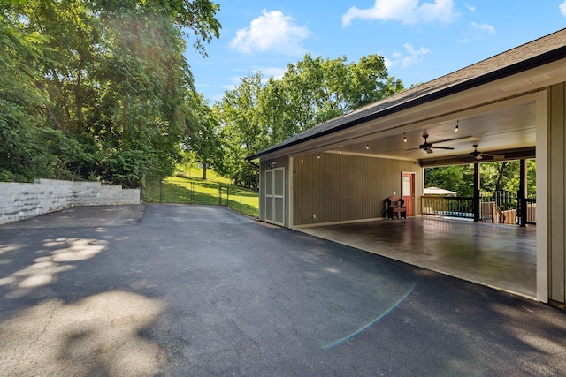 519 Glen Echo Dr, Old Hickory, TN 37138 - garage with ceiling fan