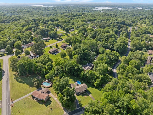 519 Glen Echo Dr, Old Hickory, TN 37138 - bird's eye view of a heavily wooded area