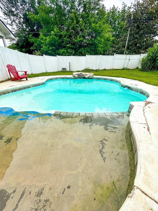 126 Carroll St S, Bruceton, TN 38317 - view of pool featuring a fenced backyard and a patio area