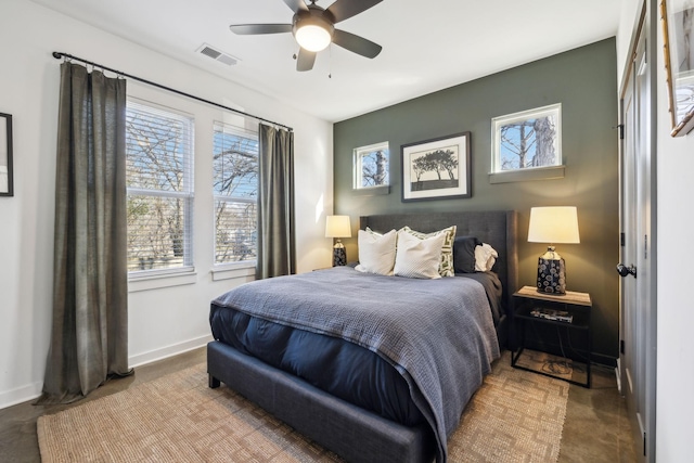 1609 Marsden Ave, Nashville, TN 37216 - bedroom with multiple windows, baseboards, and a ceiling fan