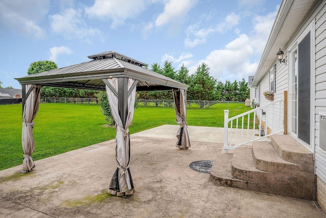 3408 Wj Robinson Rd, Cookeville, TN 38506 - view of patio / terrace with a gazebo