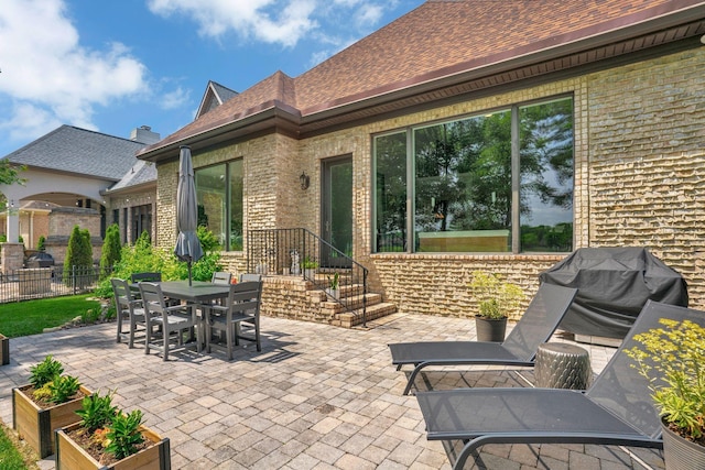 1161 Chloe Dr, Gallatin, TN 37066 - view of patio / terrace featuring outdoor dining space and area for grilling
