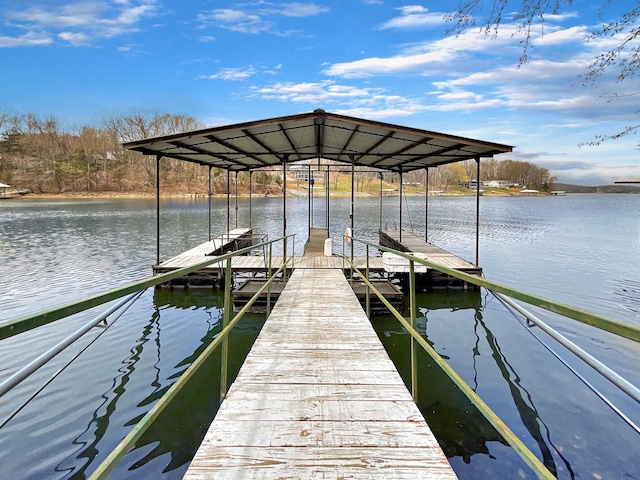 695 Bayshore Dr, Cadiz, KY 42211 - dock area with a water view