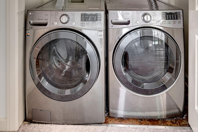 213 Andover Way, Nashville, TN 37221 - laundry room with separate washer and dryer