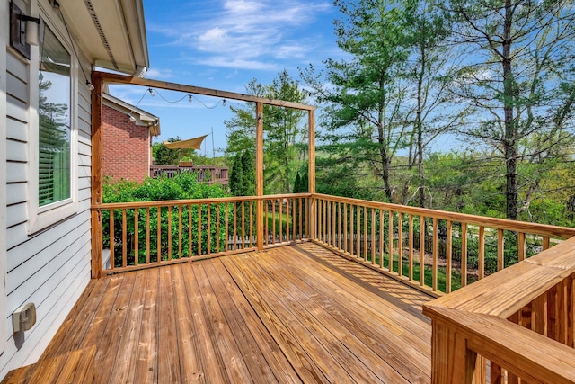 213 Andover Way, Nashville, TN 37221 - view of wooden deck