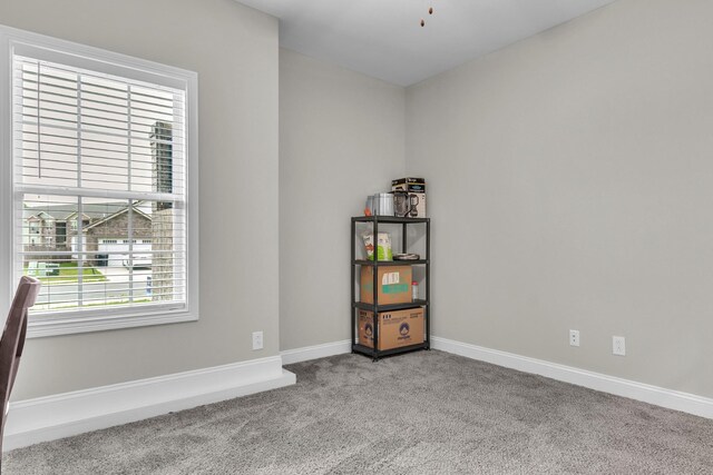 1928 Sydney Louise Dr, Clarksville, TN 37042 - carpeted spare room featuring baseboards and a ceiling fan