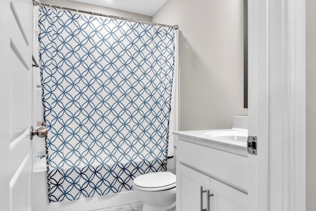 1928 Sydney Louise Dr, Clarksville, TN 37042 - bathroom with vanity, toilet, and shower / tub combo