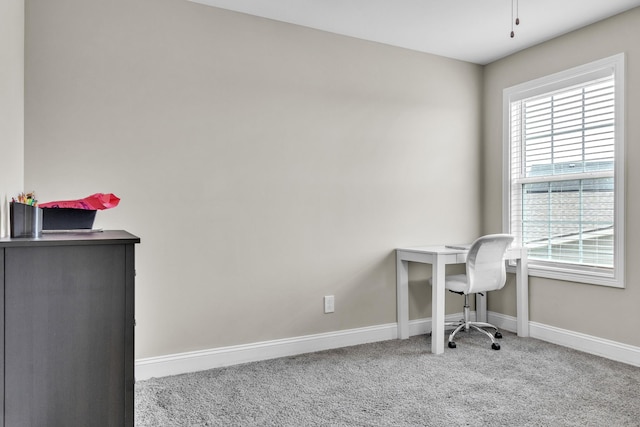 1928 Sydney Louise Dr, Clarksville, TN 37042 - office area featuring carpet floors and baseboards