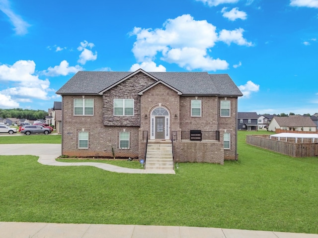1928 Sydney Louise Dr, Clarksville, TN 37042 - view of front facade with a shingled roof and brick siding