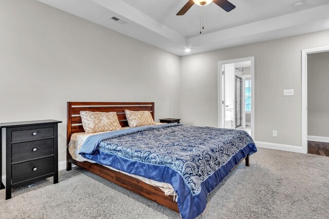 1928 Sydney Louise Dr, Clarksville, TN 37042 - carpeted bedroom with baseboards and ceiling fan