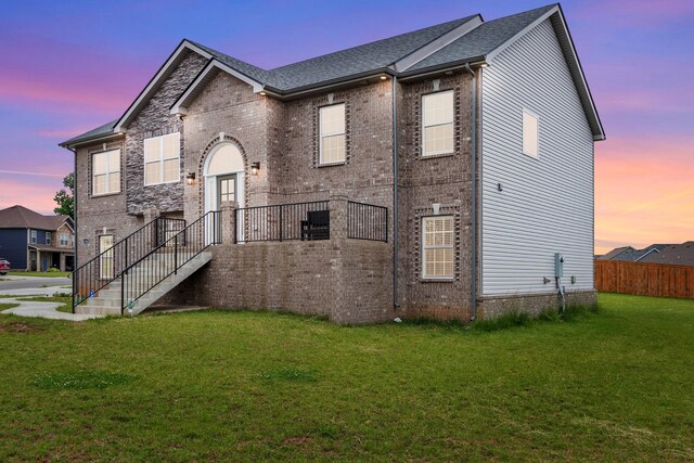 1928 Sydney Louise Dr, Clarksville, TN 37042 - view of front facade featuring brick siding and roof with shingles