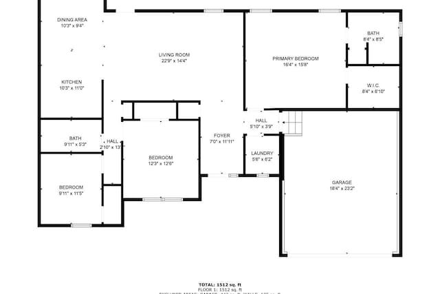 991 Wing Tip Cir, Hopkinsville, KY 42240 - home floor plan