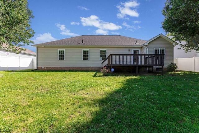991 Wing Tip Cir, Hopkinsville, KY 42240 - rear view of property featuring a deck and crawl space