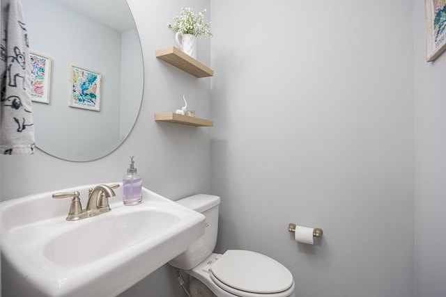 3120 Larkspur Dr, Nashville, TN 37207 - half bathroom with a sink and toilet