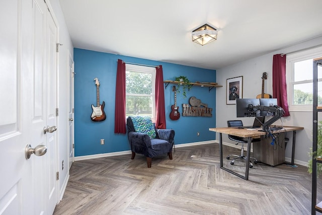 3120 Larkspur Dr, Nashville, TN 37207 - home office with baseboards and healthy amount of natural light