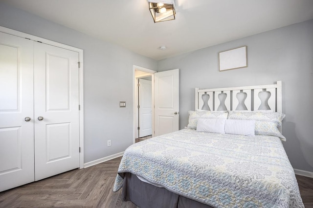 3120 Larkspur Dr, Nashville, TN 37207 - bedroom with baseboards and a closet