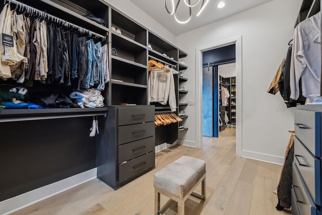 1016B 9th Ave S, Nashville, TN 37203 - spacious closet with light wood-style floors