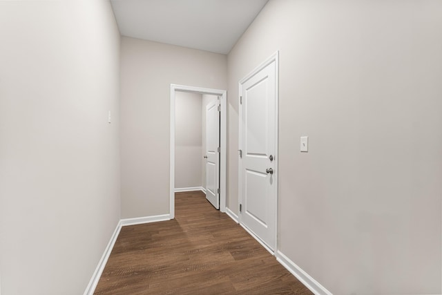 34 Aurora Cir, Fayetteville, TN 37334 - hallway with dark wood-style flooring and baseboards