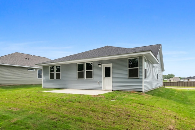 34 Aurora Cir, Fayetteville, TN 37334 - rear view of house featuring a patio and a shingled roof