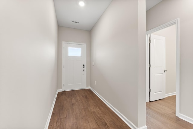 34 Aurora Cir, Fayetteville, TN 37334 - doorway to outside with wood finished floors and baseboards