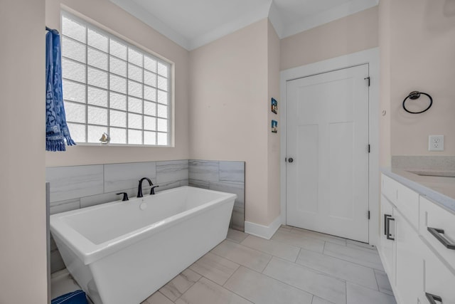 163 Autumn Wind Dr SW, Cleveland, TN 37311 - full bathroom featuring a soaking tub and vanity