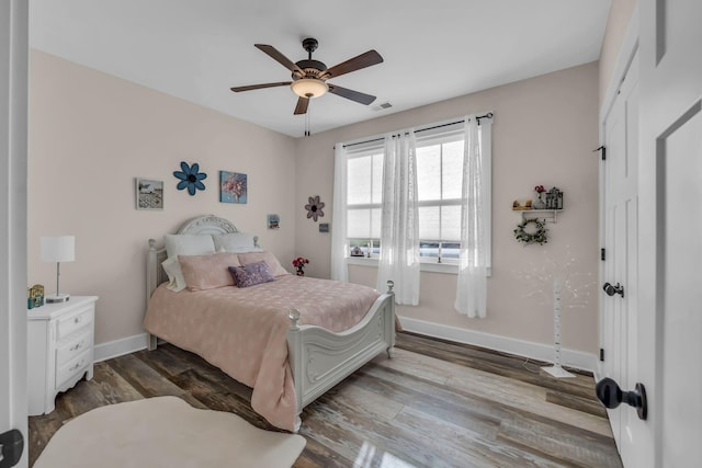 163 Autumn Wind Dr SW, Cleveland, TN 37311 - bedroom featuring wood finished floors and a ceiling fan