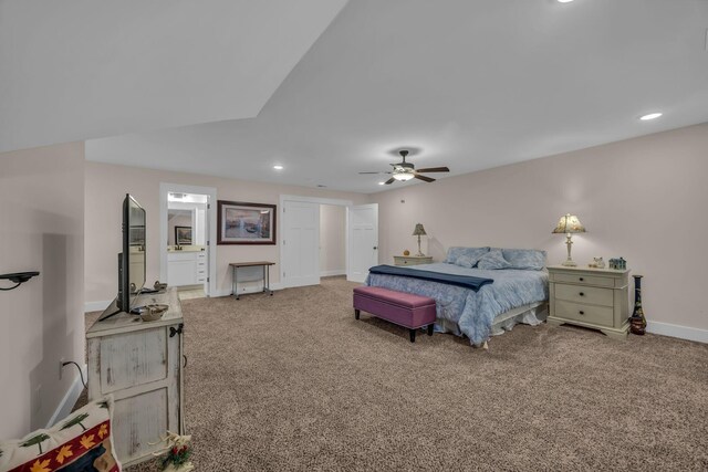 163 Autumn Wind Dr SW, Cleveland, TN 37311 - bedroom with carpet, recessed lighting, and ceiling fan