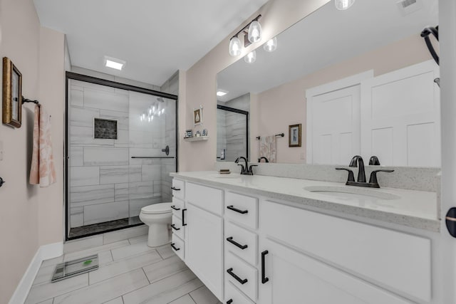 163 Autumn Wind Dr SW, Cleveland, TN 37311 - full bathroom featuring a shower stall and double vanity