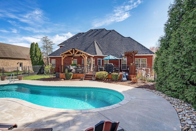 4118 Pretoria Run, Murfreesboro, TN 37128 - view of swimming pool with a deck