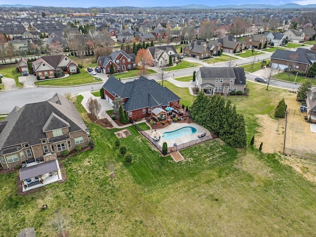 4118 Pretoria Run, Murfreesboro, TN 37128 - aerial view of residential area with a pool