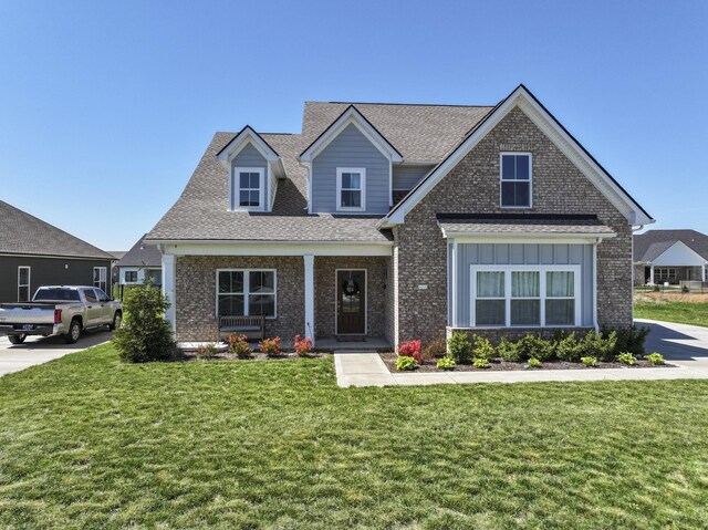 4115 Andes Dr, Murfreesboro, TN 37127 - view of front facade featuring a front lawn and brick siding