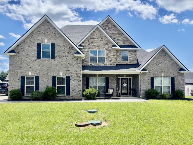 1114 Escalade Ct, Lascassas, TN 37085 - view of front of property with a front lawn
