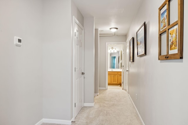 3324 Redmon Hl, Nolensville, TN 37135 - hall featuring baseboards and light colored carpet